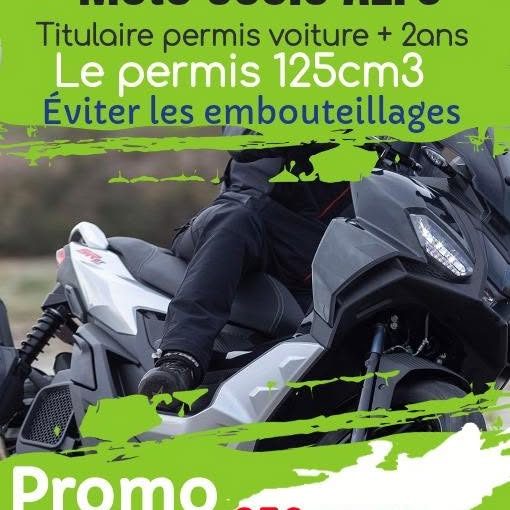 Maxi-scooter pour la formation 125 cm³